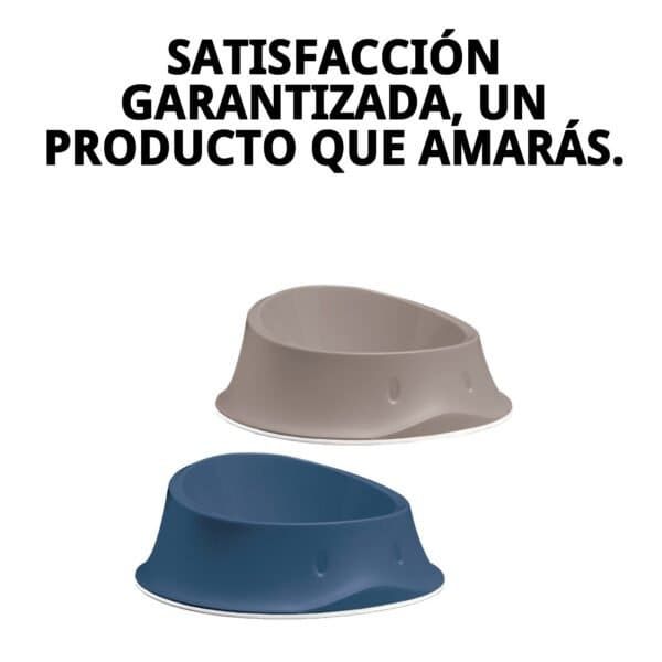 Comedero para mascotas, capacidad 0,35 L, diseño moderno y resistente, ideal para canes y felinos.
