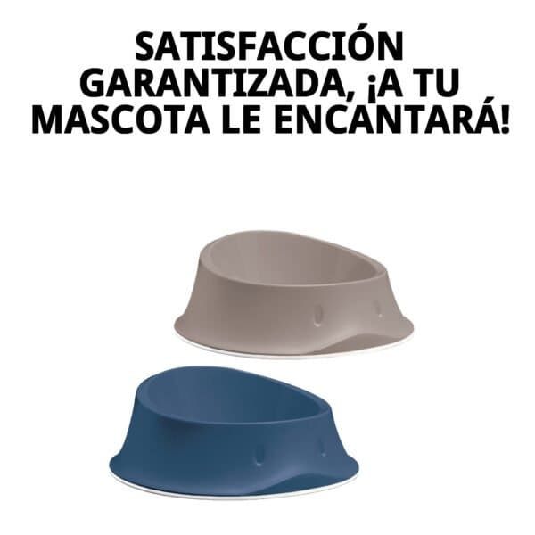 Comedero para mascotas, bowl de comida para perros, diseño moderno y duradero de 15 cm y 0,65L.