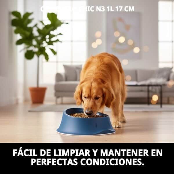 Comedero Chic N3 1L 17 Cm para mascotas.