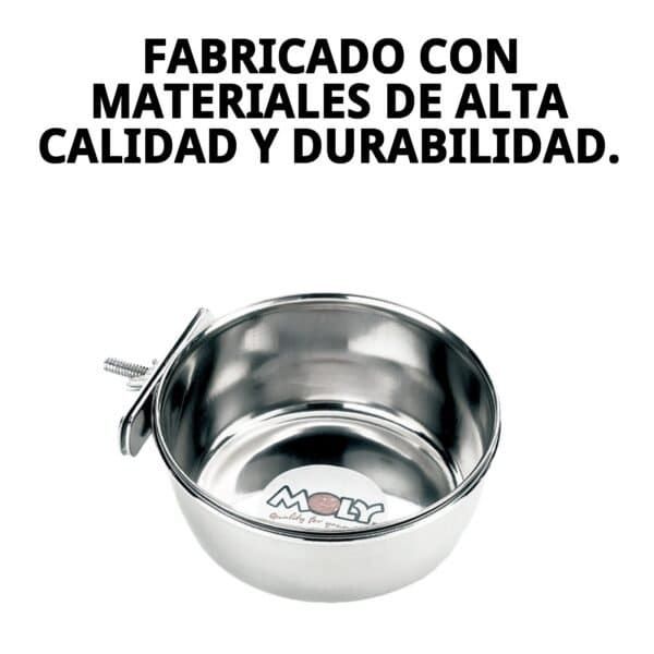 Bol multiusos ajustable para mascotas, resistente y duradero, ideal para comida o agua.