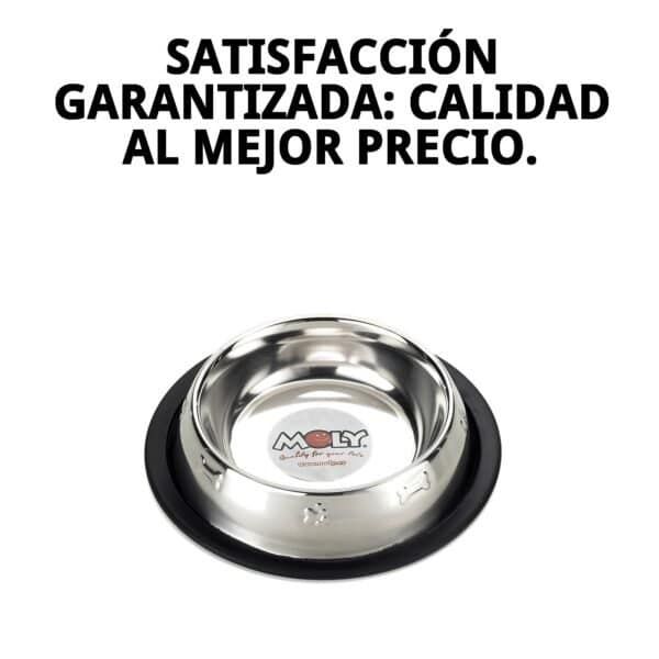 Comedero de acero inoxidable en forma de pirámide para mascotas, 12cm y 0,22L, ideal para comida y agua.