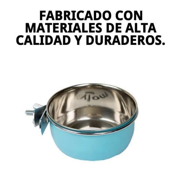 Comedero multiusos ajustable de 9,5cm para mascotas, fabricado con materiales de alta calidad y durabilidad.