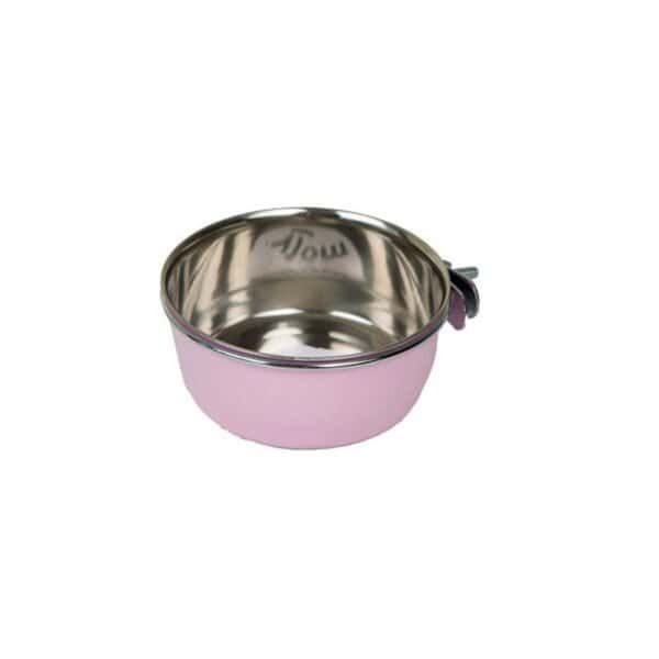 Comedero multiusos para perros y gatos, ajustable y duradero, ideal para comida o agua.