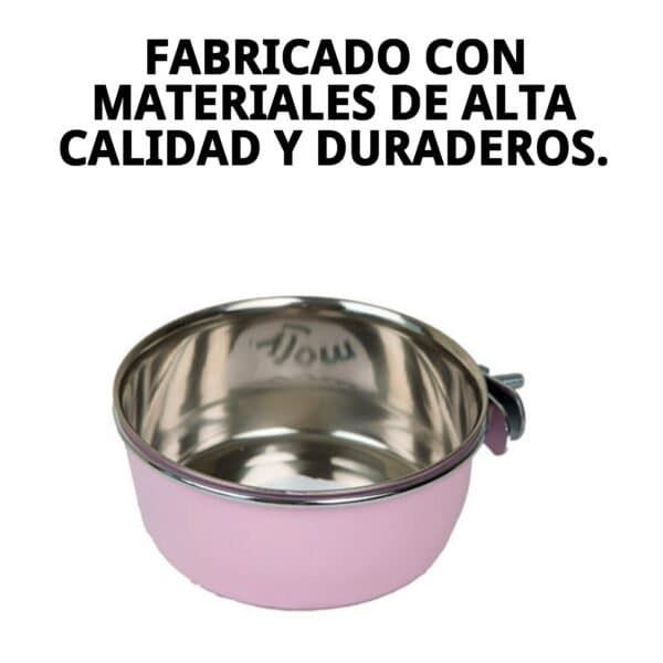 Recipiente multiusos para animales en tamaño ajustable, perfecto para comida o agua. Material durable y fácil de limpiar.