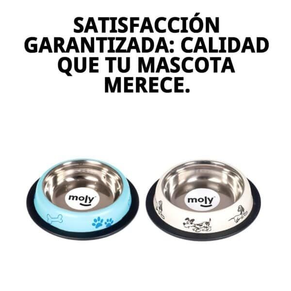 Comedero para gatos, acero inoxidable, diseño draw, 12cm, capacidad 0,22 litros, ideal para mascotas.