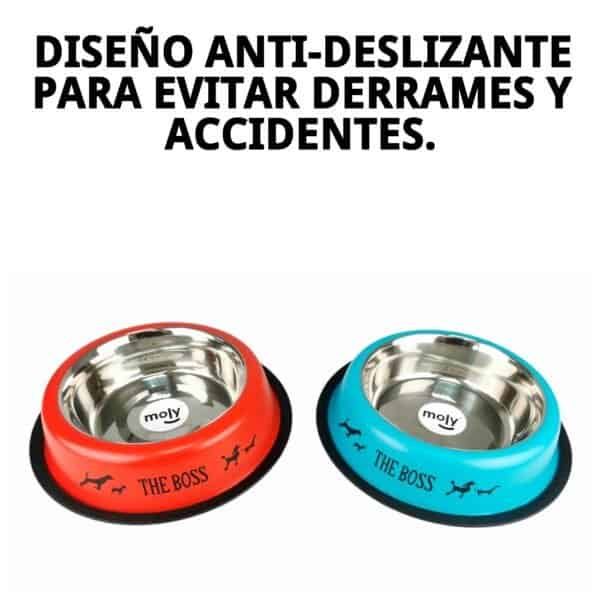 Bol para mascotas antideslizante, duradero y fácil de limpiar. Perfecto para comida y agua.