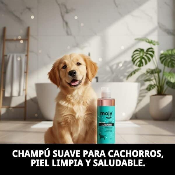 Champú para cachorros, piel sensible y limpia en TodoMASKOTAS.