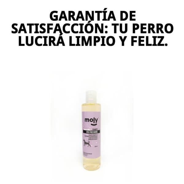 Champú perro uso frecuente 250ml, limpieza suave, cuidado diario, productos para perros, higiene canina, todo tipo de razas.
