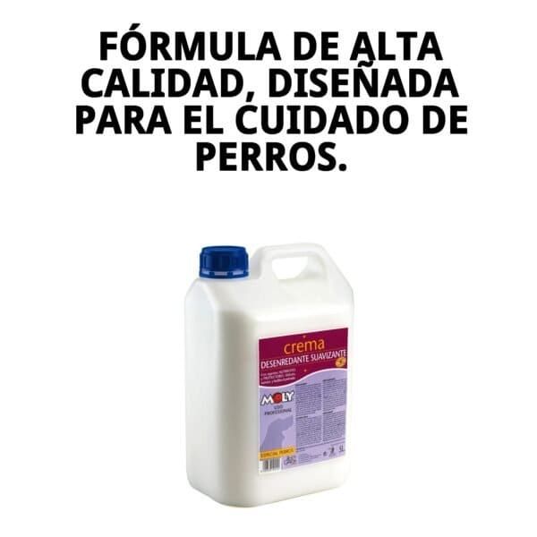 Suavizante profesional para pelo largo, seco o enredado, para el cuidado de perros.