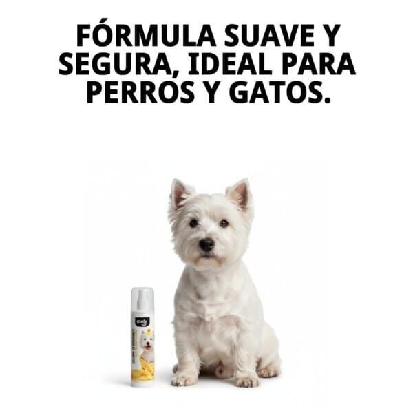 Colonia desodorante para perros y gatos, 200 ml, aroma suave y duradero para mascotas.