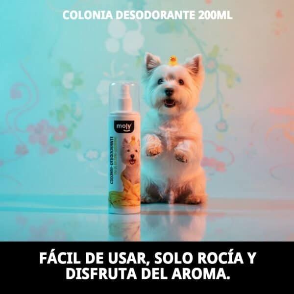Colonia desodorante para perros, aroma suave y duradero, fácil de usar, solo rocía para mantener frescura y olor agradable.