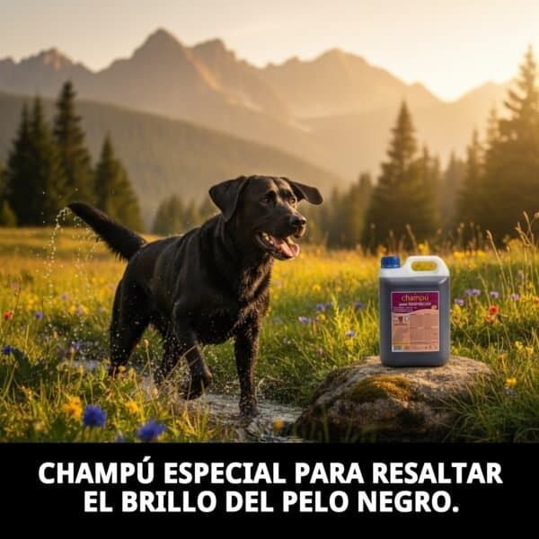 Champú para perros con realce de color y brillo en tiendas online mascotas.