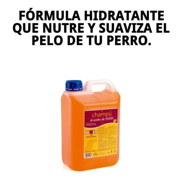 Jabón para perros Yorkshire con aceite de visón y nutrición profunda.