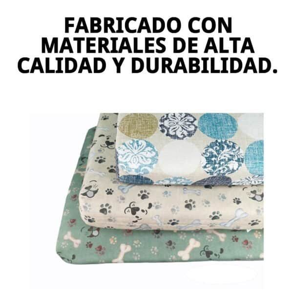 Colchón para mascotas de 70x55x9, variedad de diseños resistentes y duraderos.