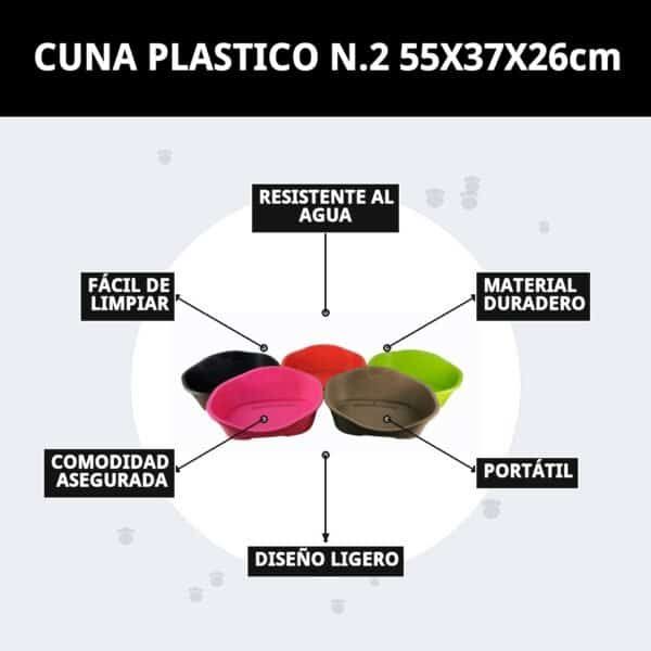Almohadilla de plástico resistente, fácil de limpiar y portable.