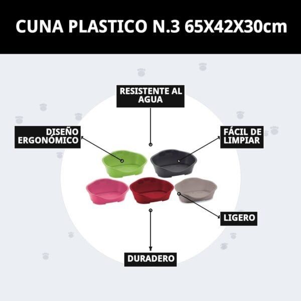 Resistente, ligera y fácil de limpiar.