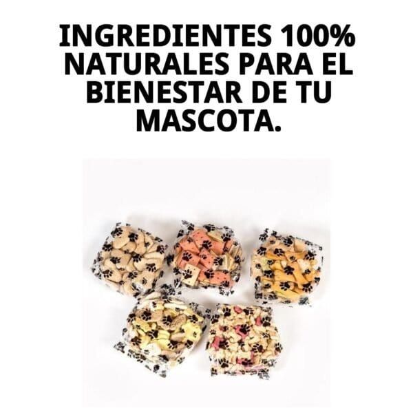 Galletas para perros con ingredientes naturales, perfectas para una dieta saludable y ligera.