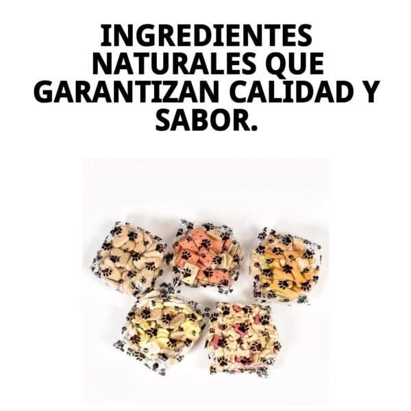 Galletas de frutas Macedonia 200g, snack saludable y natural para perros con ingredientes de calidad.