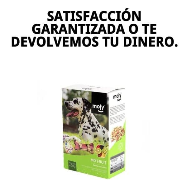 Galletas Mix Fruit Macedonia 400g para perros con fruta natural y sabor delicioso. Snack saludable y natural para mascotas.