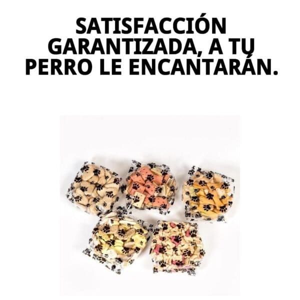Galletas variadas y crujientes para perros pequeños, ideales para premiar y cuidar su nutrición.