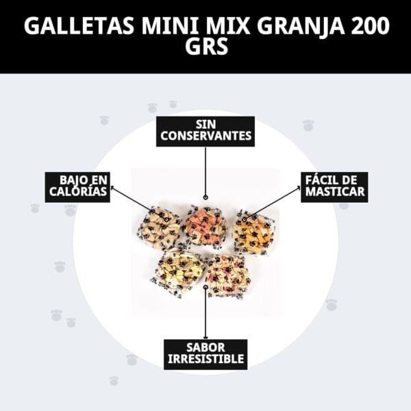 Galletas para perros, crujientes, nutritivas, sin conservantes, fáciles de masticar, bajo en calorías, sabor irresistible, en TodoMASKOTAS.