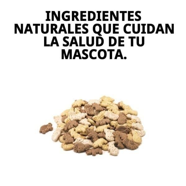 Galletas Mini Mix Granja para perros en granel de 2 kg, snack crujiente y saludable.