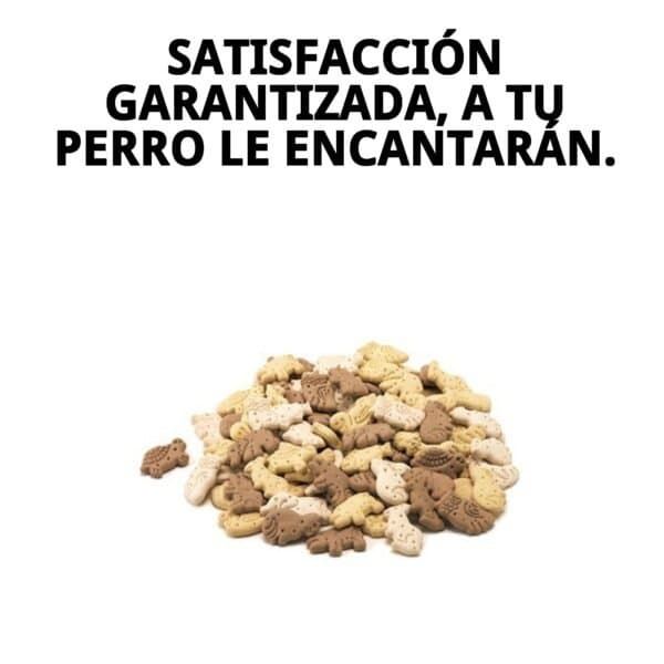 Galletas crujientes mini mix para perros de 2kg en granel, variedad y sabor para mascotas.
