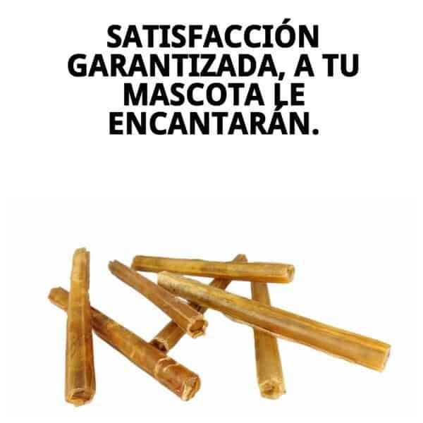 Palos de piel para perros, resistentes y saludables, ideal para morder y jugar.