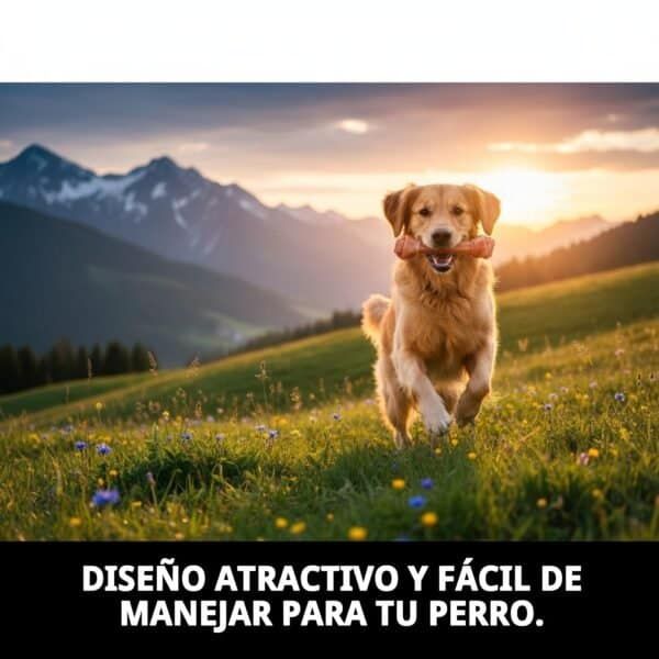 Hueso con nudo para perros medianos y grandes, snack natural y duradero ideal para morder.