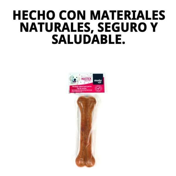 Hueso de perro de 26 cm, snack duradero, natural y saludable, ideal para perros medianos y grandes.