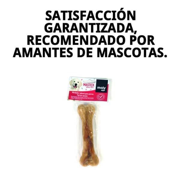 Hueso natural para perros tamaño medio, snack duradero y saludable para mascotas.