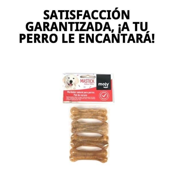 Mordedor natural para perros pequeños 8cm, snack duradero y saludable para tu mascota.