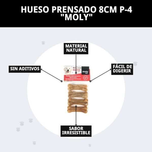 Hueso natural para perros pequeños, duradero y fácil de digerir, sin aditivos, sabor irresistible, ideal para mascotas.