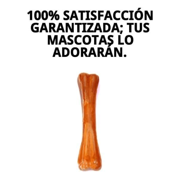 Hueso prensado de 32 cm para perros medianos, natural y resistente, ideal para masticar y divertir a tu mascota.