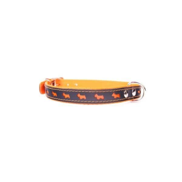 Collar reflectante para perros, ideal para seguridad y visión nocturna, 57 cm, cómodo y resistente.