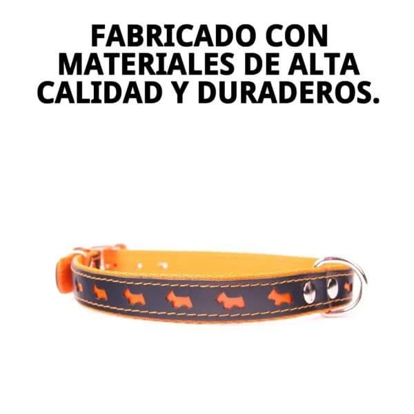 Correa de perro reflectante de lujo, 57 cm, con diseño de perros, ideal para seguridad y estilo.
