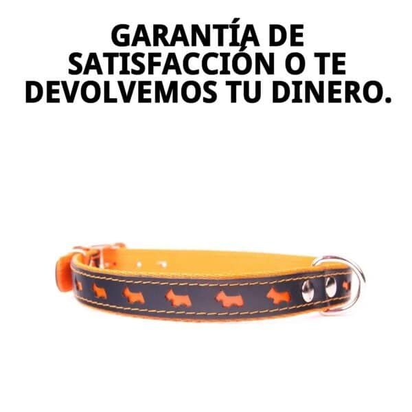 Correa de mascota con diseño reflectante de 57 cm, ideal para paseos seguros y visibles.