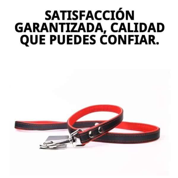 Correa de piel de lujo de 120 cm, resistente y elegante para mascotas. Diseño exclusivo en TodoMASKOTAS.