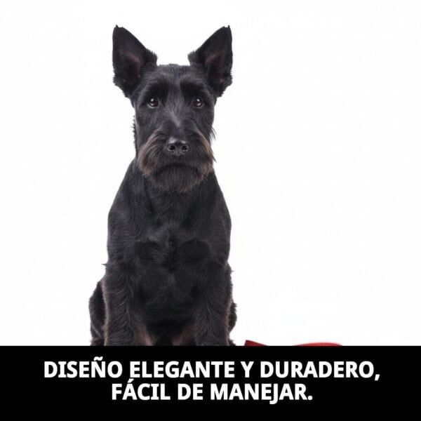 Correa de piel de lujo para perros, perfecta para entrenamiento y paseo elegante.