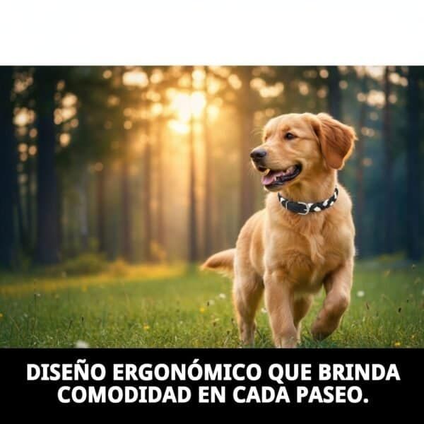 Collar de piel trenzada para perros, 50 cm, lujo y comodidad en mascota.