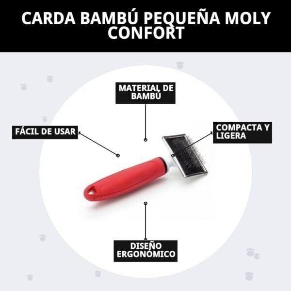 Cepillo suave para perros y gatos pequeños.