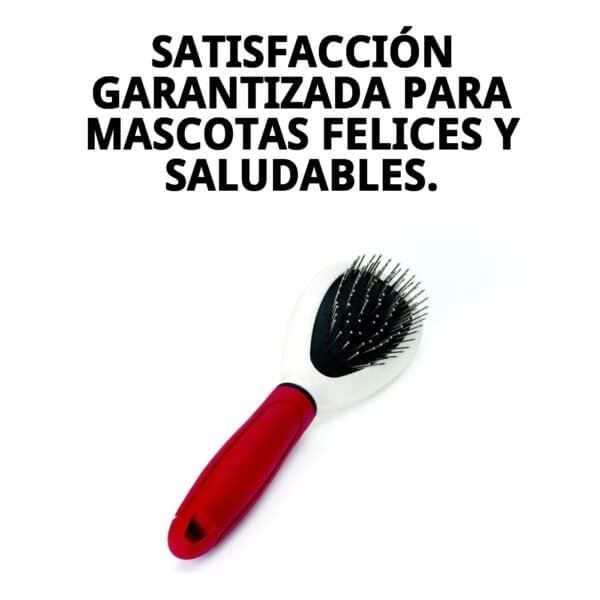 Cepillo de púas para perros y gatos, cuidado suave y eficaz para la salud del pelaje.