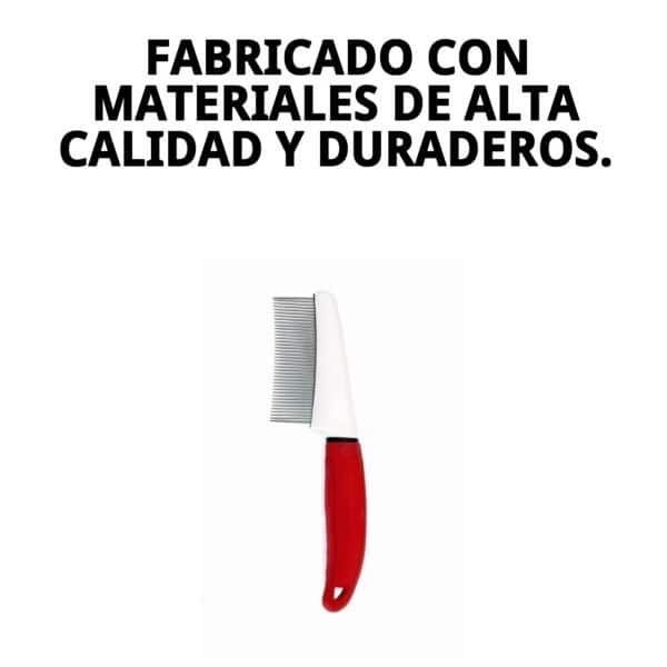 Peine profesional para desenredar pelo medio y largo con comodidad, ideal para cuidar y peinar mascotas.