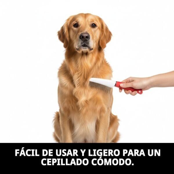 peine muda moly confort | herramienta profesional para reducir la caída de pelo en perros y gatos