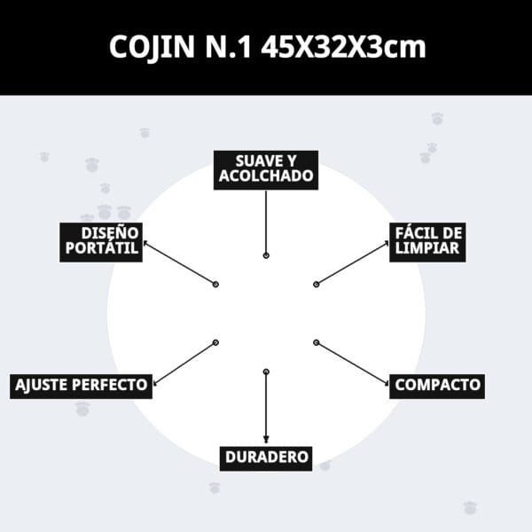 cojin n.1 45x32x3cm