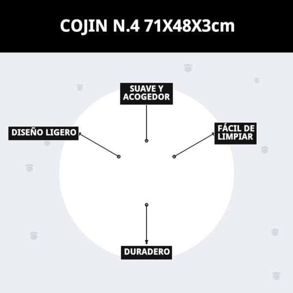cojin n.4 71x48x3cm