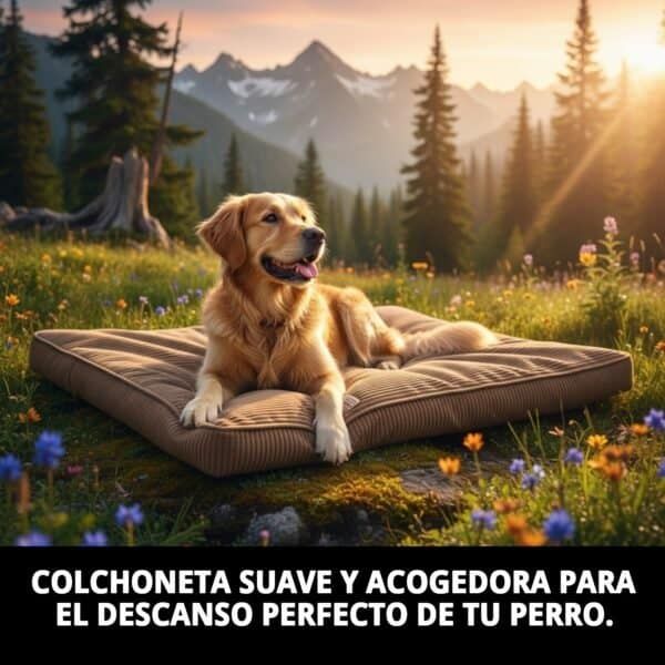 colchoneta pana 90x60x10 cm.