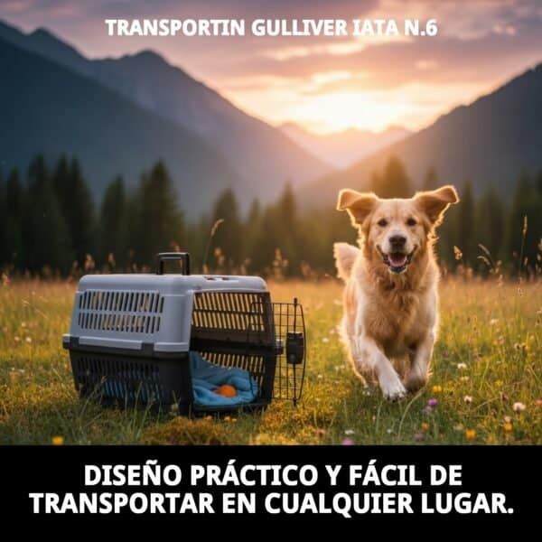 transportín gulliver iata n.º 6 | transportín aprobado para avión para perros grandes