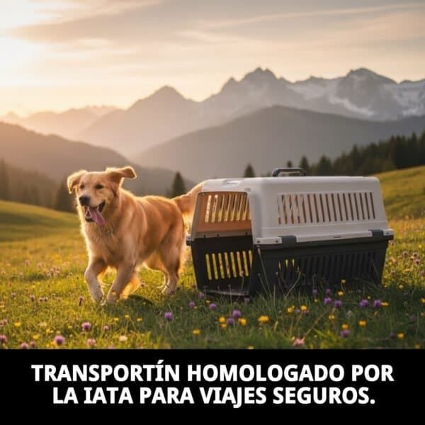 transportín gulliver iata n.º 7 | transportín aprobado para avión para perros grandes medidas de 102 x 72 x 76 cm