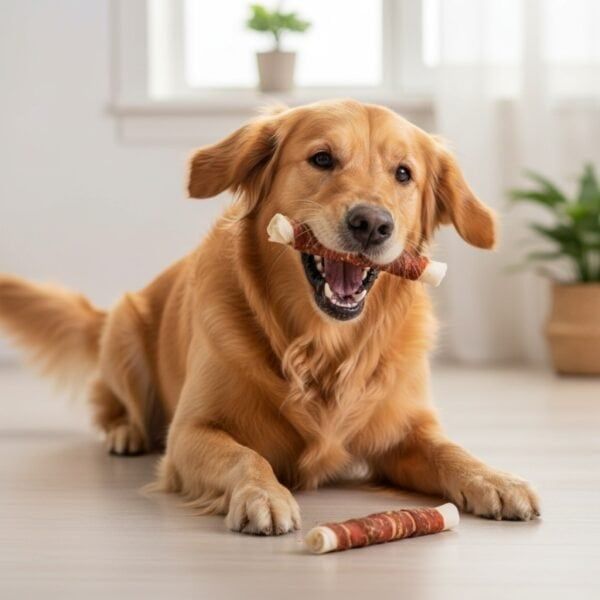 dental snack de pato extra maxi 1 kg | masticación prolongada y cuidado dental para perros grandes